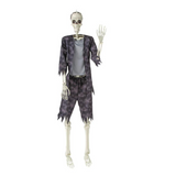 6 Ft. 2" Standing Franky Skeleton Halloween Decoration