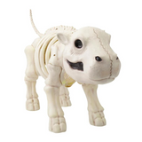 22" Standing Hippo Skeleton Halloween Decoration