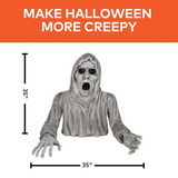 35" Light-Up Groundbreaker Ghost Figure Halloween Decoration