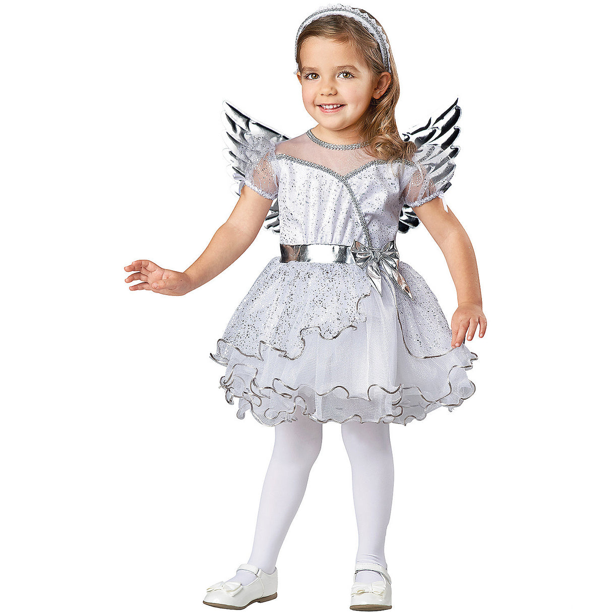 Charming Toddler Guardian Angel Costume for Halloween Parties Photo Shoots and Imaginative Play