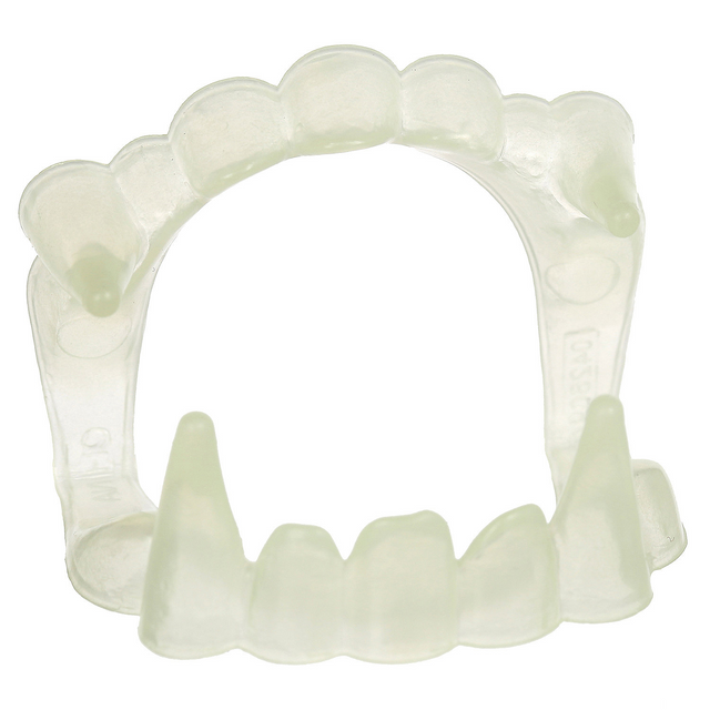 Glow in the Dark Vampire Teeth Costume Accessory