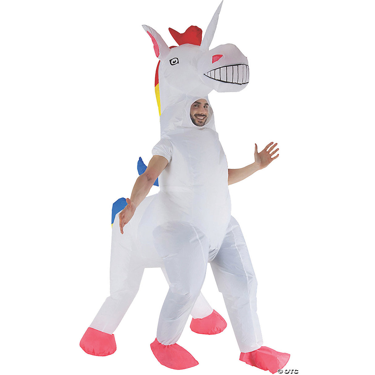 Magical Unicorn Inflatable 4 Legged Costume for Fun Parties Halloween and Themed Events