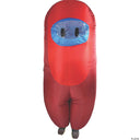 Vibrant Adult Crewmate Killer Costume for Halloween Parties and Cosplay Events