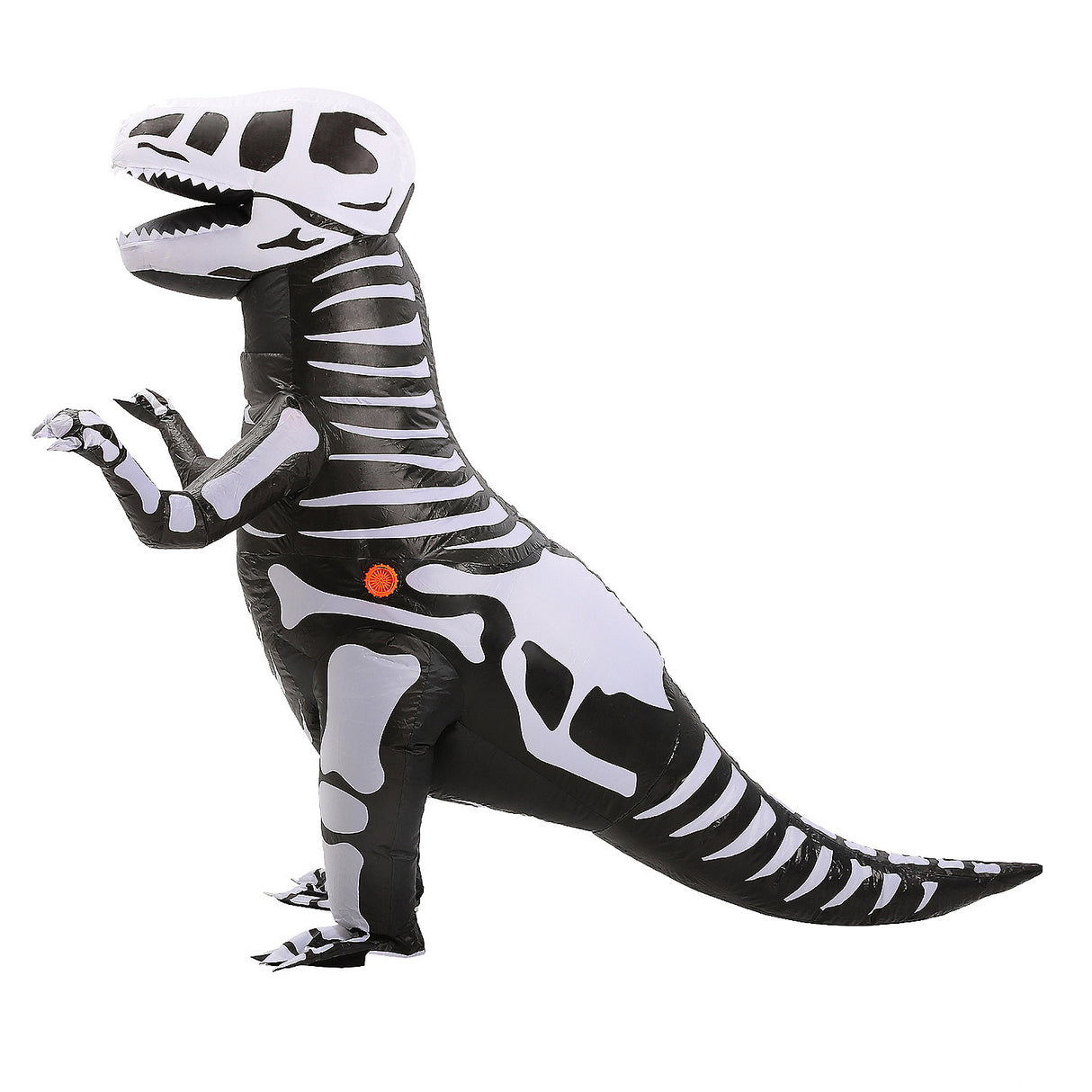 Inflatable Skeleton T-Rex Costume for Kids Halloween Parties and School Events Fun