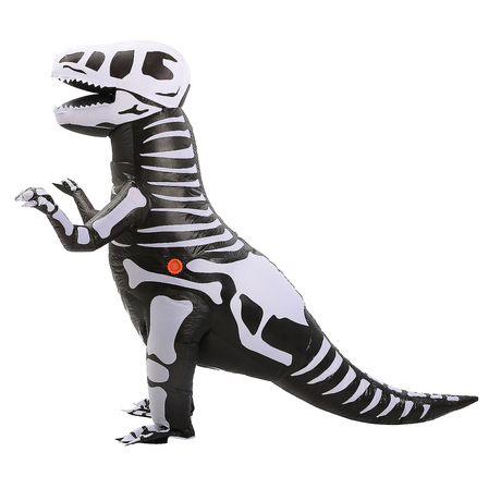 Skeleton T-Rex Inflatable Child Costume