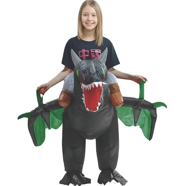 DRAGON RIDE ON INFLATABLE CHILD COSTUME