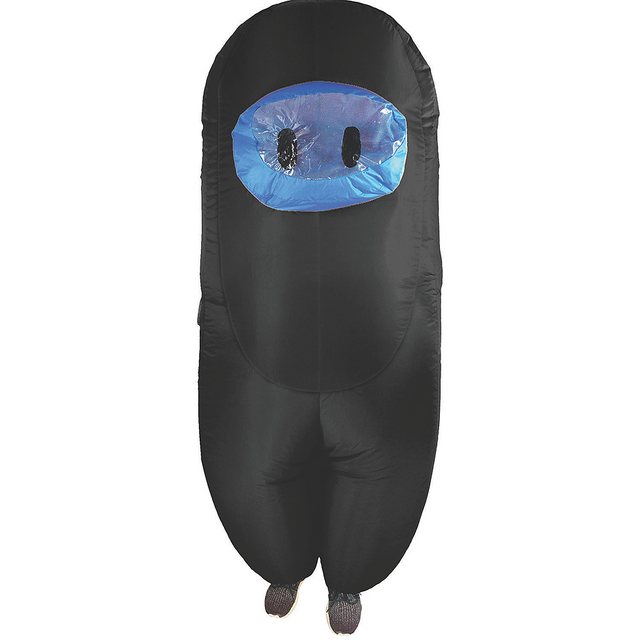 SUS CREWMATE KILLER TEEN BLACK COSTUME