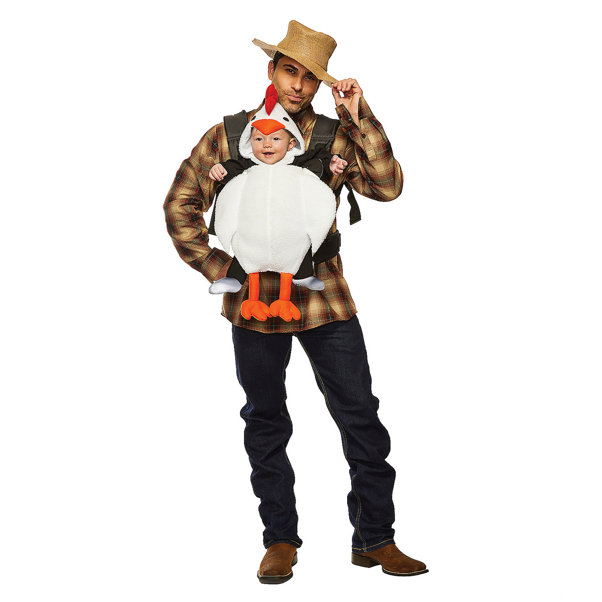 CHICKEN AND FARMER BABY N ME