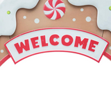 8 Ft. Gingersnap Iron Archway Christmas Decoration
