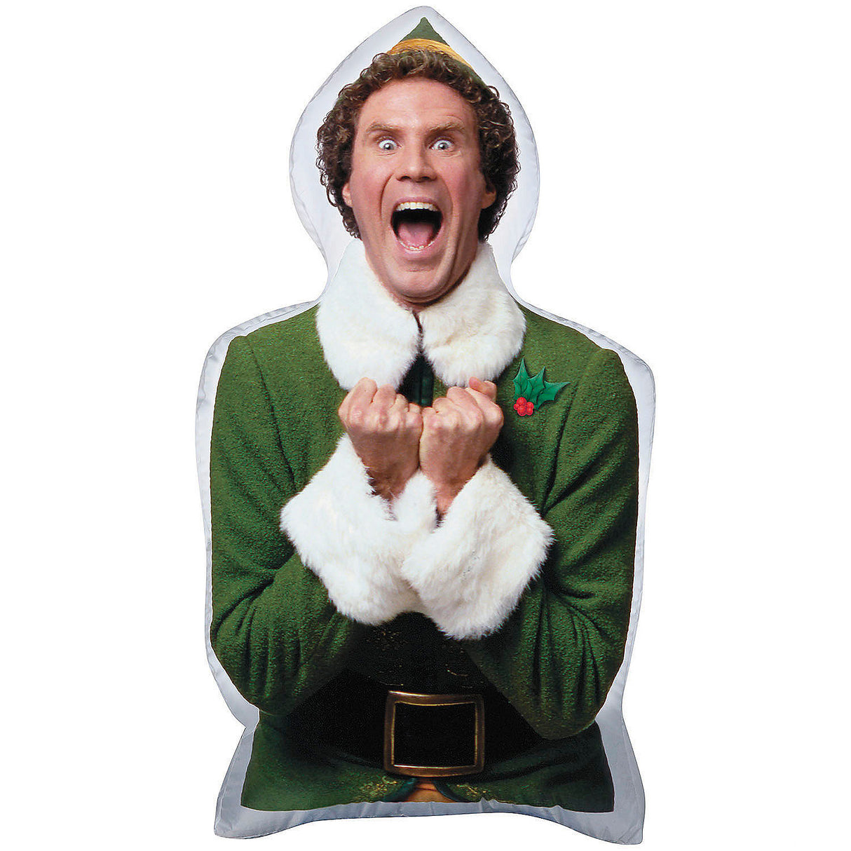 33 Inch Airblown Inflatable Buddy the Elf Car Decoration for Holiday Fun and Festive Celebrations