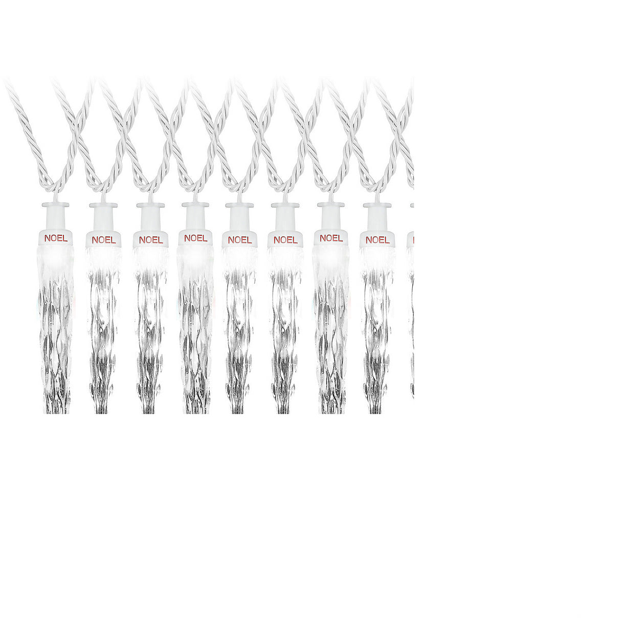 ColorMotion Christmas Icicle String Lights for Holiday Decorating and Festive Displays