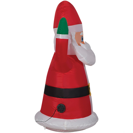 Blow Up Inflatable Car Buddy Santa Outdoor Yard Decoration