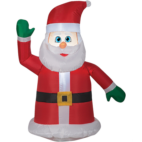 Blow Up Inflatable Car Buddy Santa Outdoor Yard Decoration