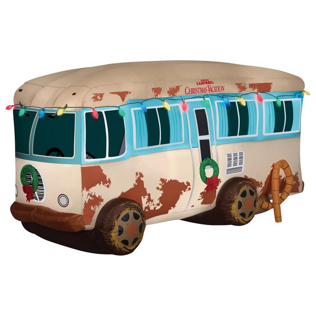Airblown National Lampoon Christmas Vacation RV with Logo 90" Inflatable Christmas Outdoor Yard Decor