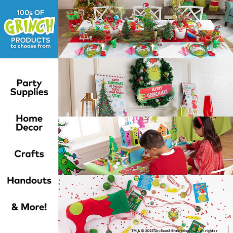 Blow Up Inflatable Grinch with Stock Giant Outdoor Yard Decoration