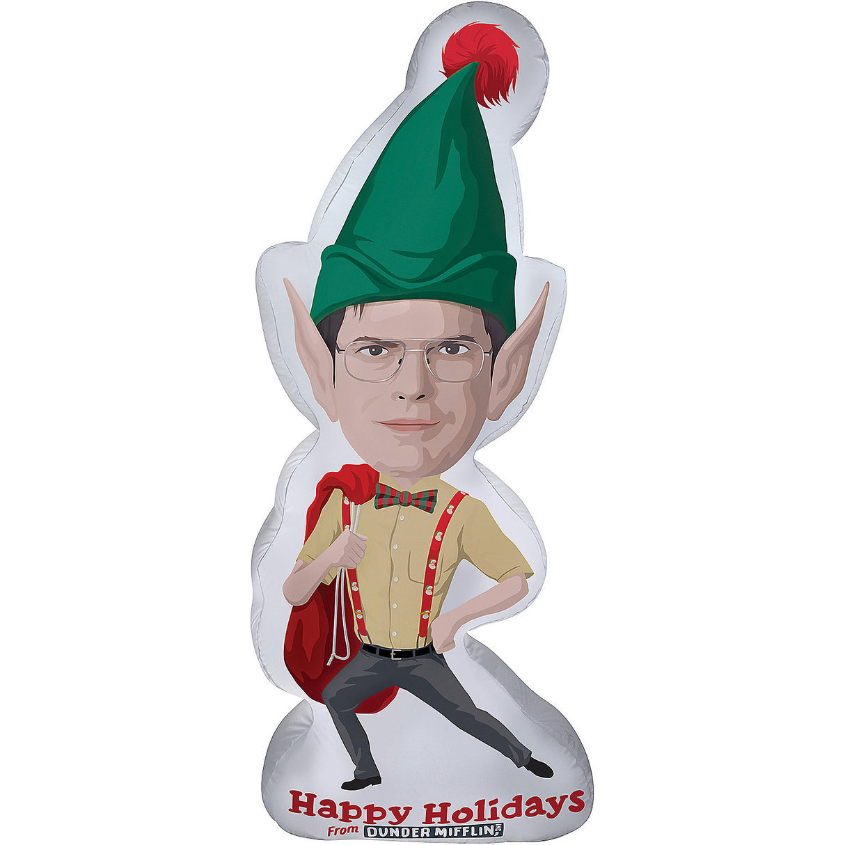Blow Up Inflatable Dwight Decoration for Christmas Holiday Outdoor Yard Displays