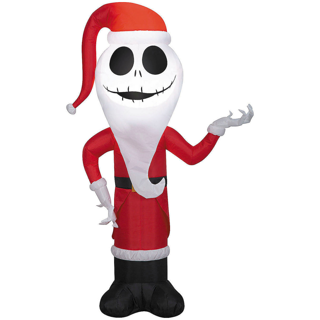 4 Ft. Airblown Inflatable Jack Skellington Decoration for Holiday Yard Displays and Christmas Parties