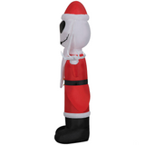 4 Ft. Airblown Inflatable The Nightmare Before Christmas Santa Jack Skellington Outdoor Yard Decoration