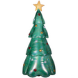 Blow Up Inflatable Mixed Media Green Christmas Outdoor Yard Decoration