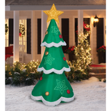 Blow Up Inflatable Mixed Media Christmas Tree Outdoor Yard Decoration