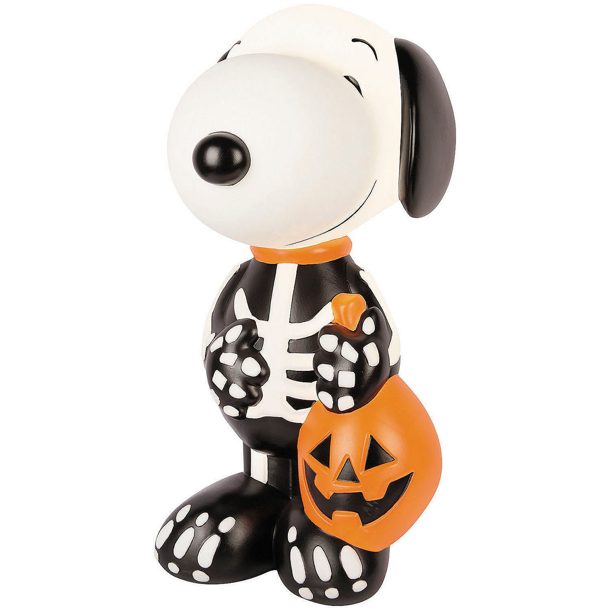 Light-Up Peanuts Halloween Skeleton Snoopy Decoration for Porch and Outdoor Displays