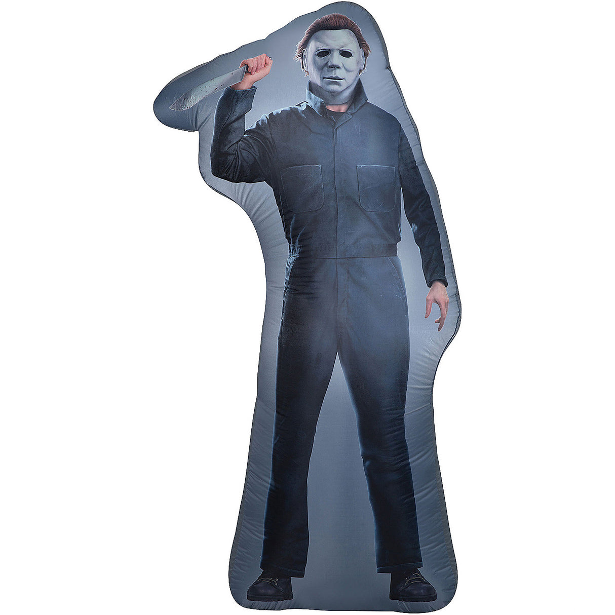 Spooky Photo-Realistic Airblown Michael Myers Inflatable for Outdoor Halloween Decorations and Frightening Displays