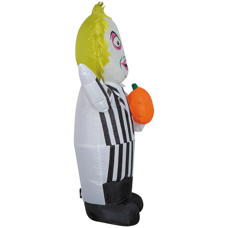 42" Airblown Inflatable Beetlejuice Beetlejuice with Pumpkin Halloween Outdoor Yard Decoration