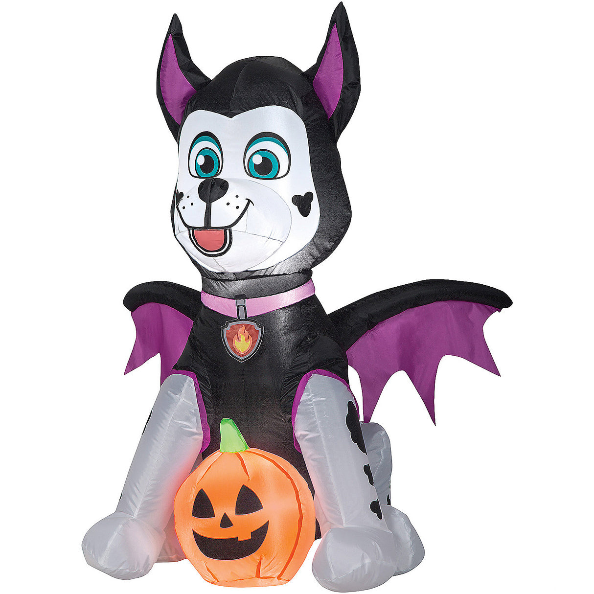 Fun Blow Up Inflatable Marshal Bat Decoration for Halloween Outdoor Parties and Festive Celebrations