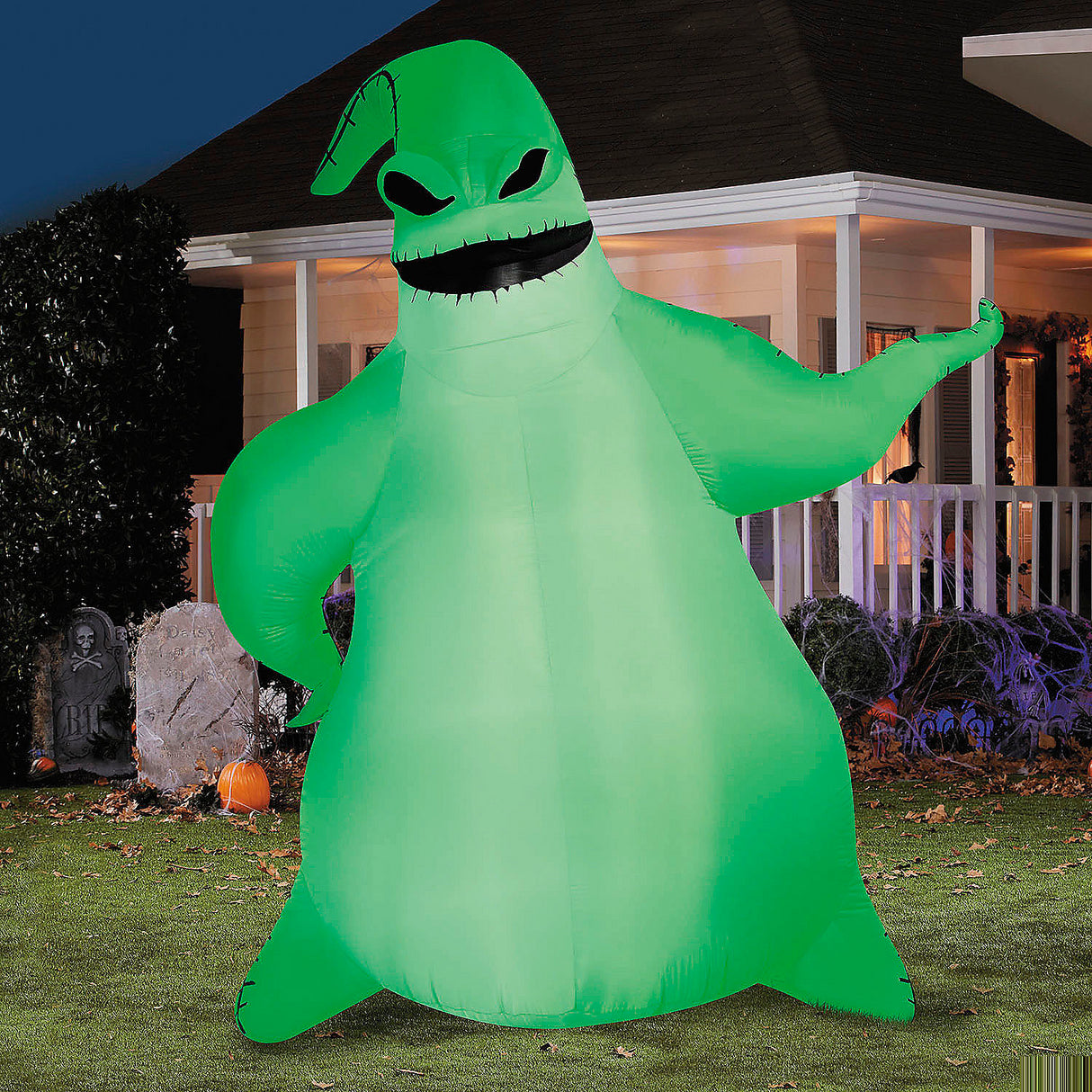 10 Ft 5 Inch Airblown Inflatable Oogie Boogie for Halloween Yard Displays and Themed Parties