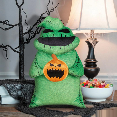 18" Airblown Inflatable The Nightmare Before Christmas Oogie Boogie with Jack-O'-Lantern Halloween Decoration