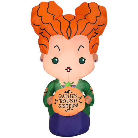 42"Airblown Blowup Inflatable Hocus Pocus Winifred Halloween Outdoor Yard Decoration