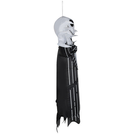 Decorative 48 Inch Airblown Inflatable Light-Up Nightmare Before Christmas Jack for Spooky Outdoor Displays