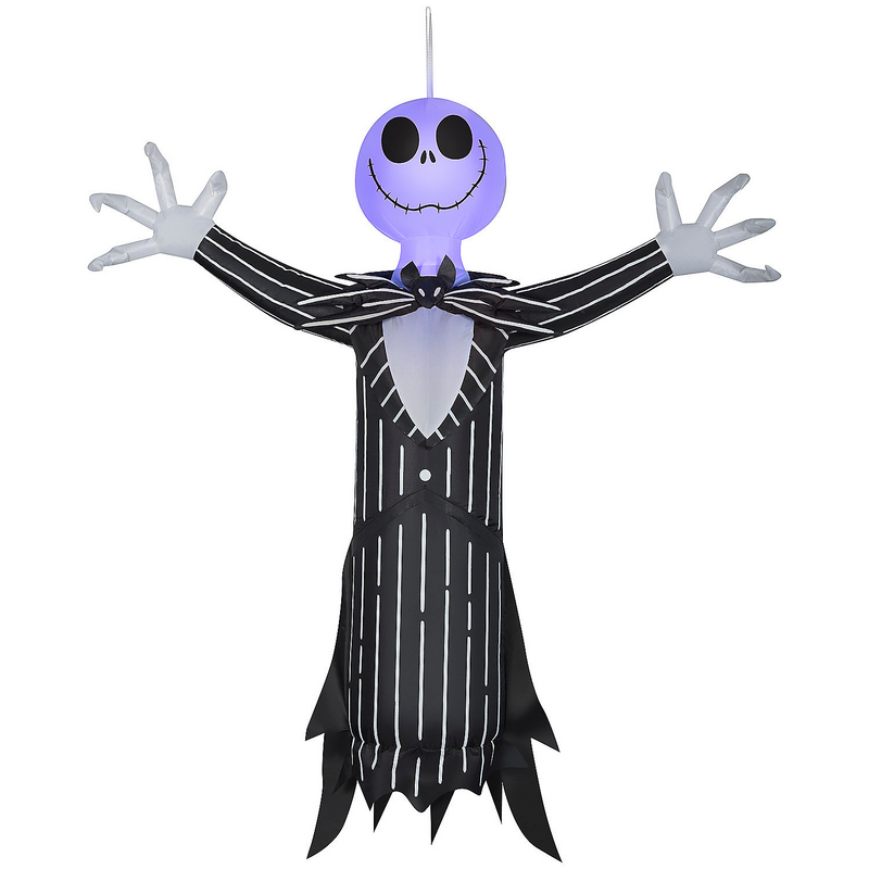 48"Airblown Inflatable Light-Up The Nightmare Before Christmas Jack Outdoor Yard Decoration
