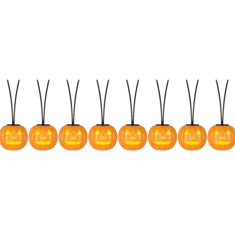 Lightshow Musical Jack O Lanterns String for Halloween Parties Fun Decor and Holiday Events