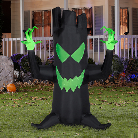 Blow Up Inflatable Light-Up Black Tree Inflatable Outdoor Yard Decoration
