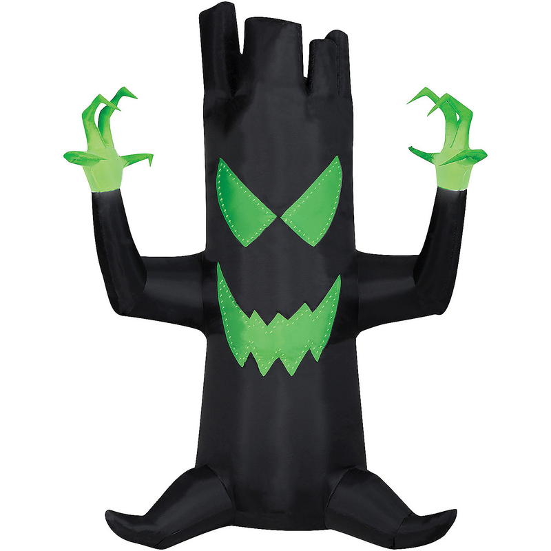 RADYAN Blow Up Inflatable Tree - Light-Up Halloween Yard Decoration product image