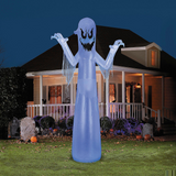 12 Ft. Airblown Inflatable Iridescent Spooky Ghost Halloween Outdoor Yard Decoration