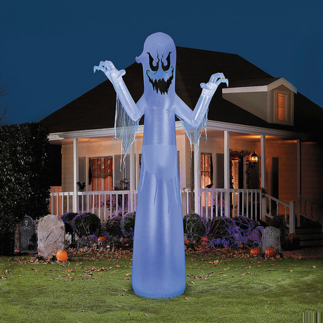 12 Ft. Airblown Inflatable Iridescent Spooky Ghost Halloween Outdoor Yard Decoration