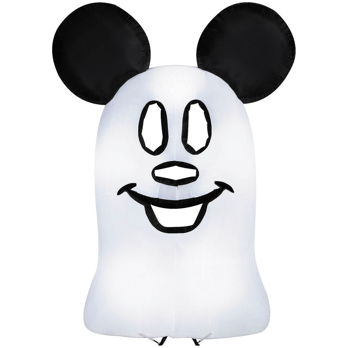 Inflatable Flat Mickey Mouse Ghost for Halloween Outdoor Yard Decorations and Spooky Celebrations