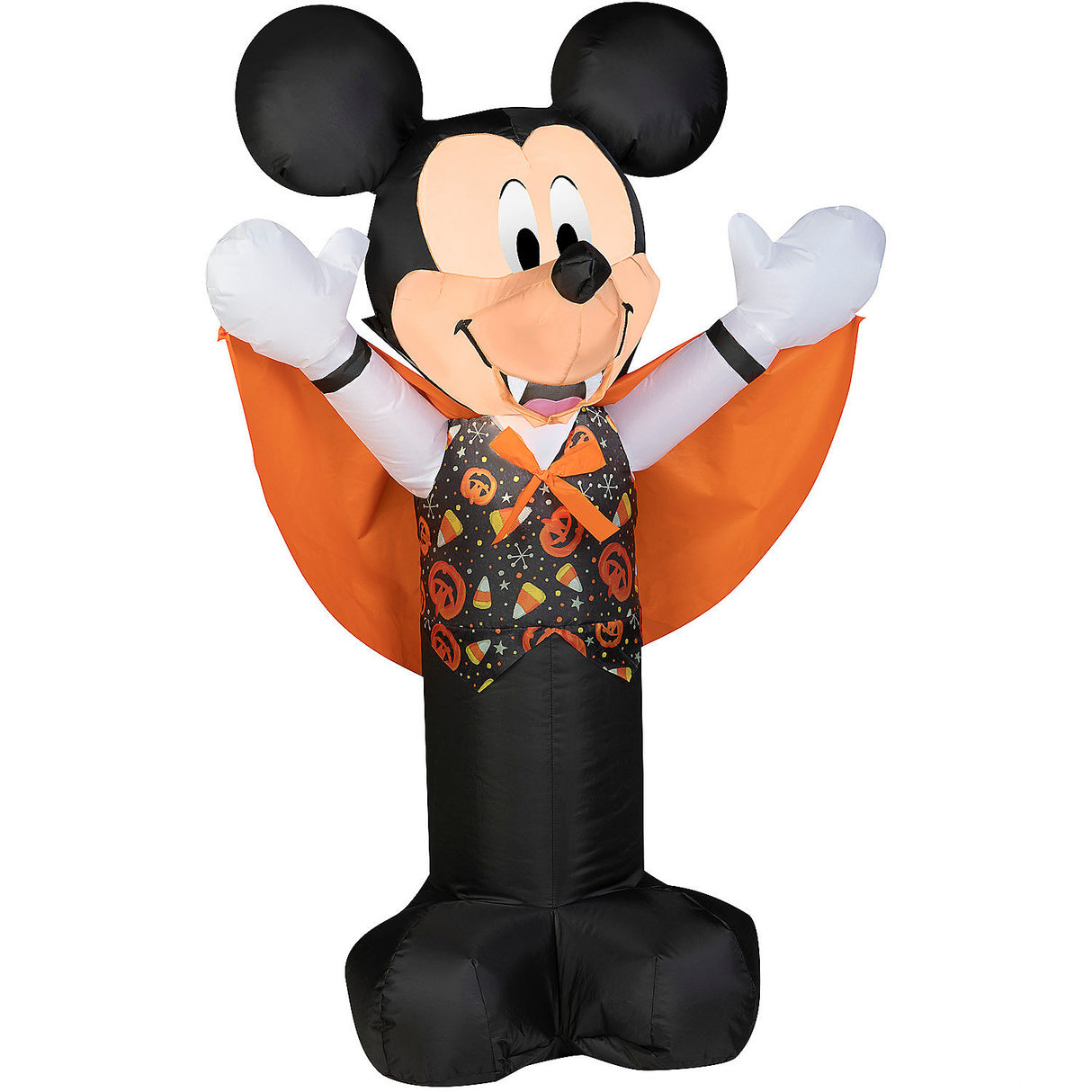 42 Inch Airblown Inflatable Vampire Mickey for Halloween Outdoor Yard Decor and Spooky Festive Scenes