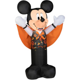 42"Airblown Blowup Inflatable Vampire Mickey with Candy Toss Vest Halloween Outdoor Yard Decoration