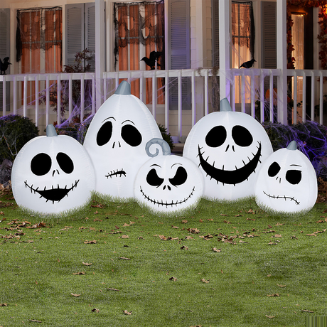 Blow Up Inflatable Jack Skellington Pumpkin Inflatable Outdoor Yard Decoration