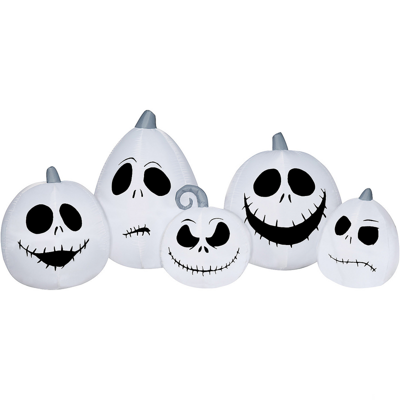 RADYAN Blow Up Inflatable Jack Skellington Pumpkin - Outdoor Halloween Decoration product image