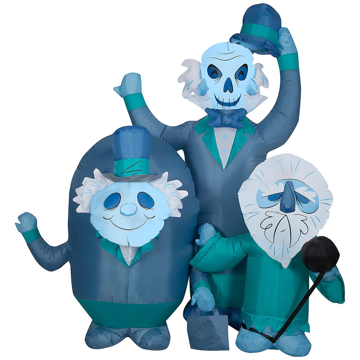 6 Ft Airblown Inflatable Haunted Mansion Hitchhiking Ghosts for Halloween Outdoor Yard Decoration and Festive Celebrations