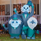 6 Ft Airblown Inflatable Haunted Mansion Hitchhiking Ghosts for Halloween Outdoor Yard Decoration and Festive Celebrations