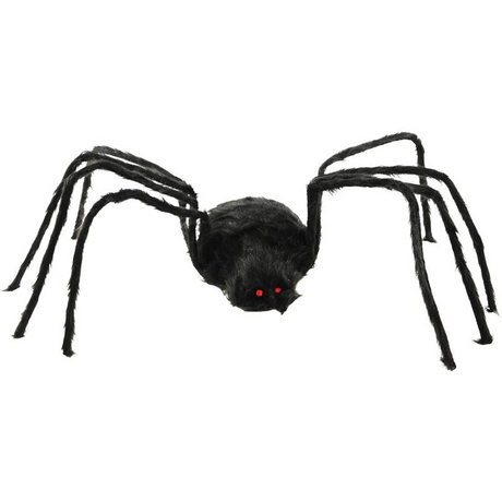 SPIDER BLACK FURRY 80 INCHES