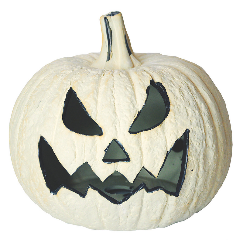 Flaming Pumpkin Fire Log for Fall Decor Halloween Camping Fire Pit and Autumn Gatherings