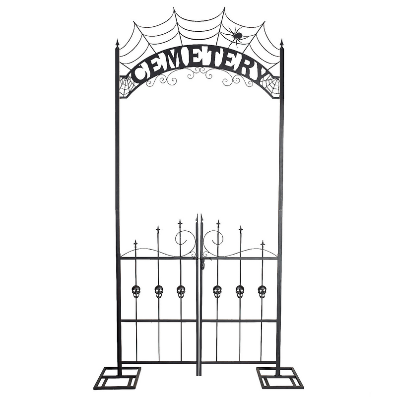 Cemetery Archway Gate Halloween Decoration 8.5-Foot