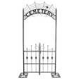 Cemetery Archway Gate Halloween Decoration 8.5-Foot