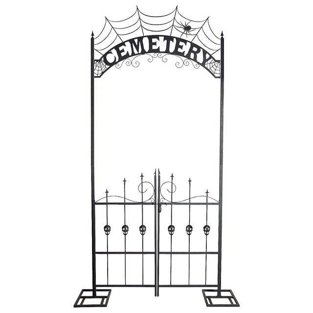 Cemetery Archway Gate Halloween Decoration 8.5-Foot